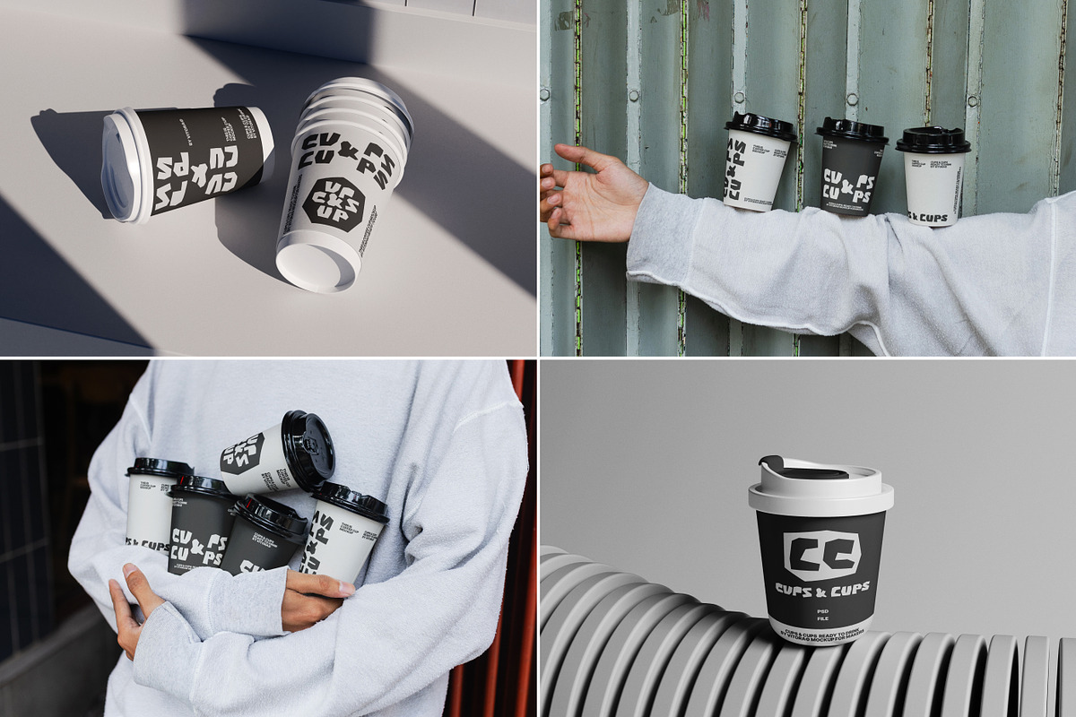 50+ Coffee Cup Mockups, a Mockup by Vitora Mockup (Photo 4 of 15)