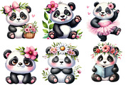 Panda, Baby Panda, Little Panda, an Illustration by Designworld (Thumbnail 3 of 6)