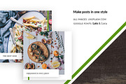 Food - social media template, a Social Media Template by Digital Breath templates (Thumbnail 4 of 4)
