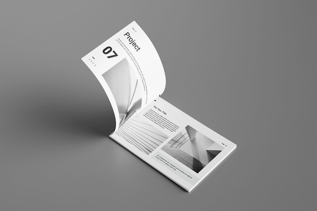 Architecture Portfolio Landscape, a Brochure Template by Seeing-art (Photo 8 of 10)