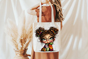 Quirky Girl Clipart, an Illustration by Libby Wishes (Thumbnail 5 of 8)