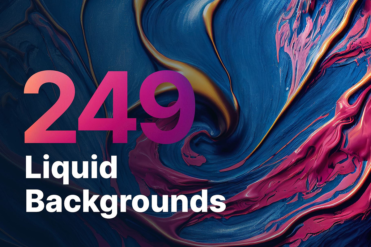 249 Liquid Backgrounds, an Illustration by Sevenstyles | Creative Market