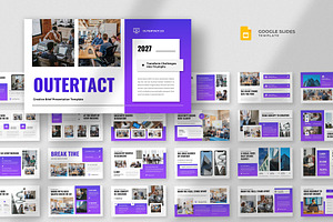 Creative Brief Google Slides, a Presentation Template by fluffstudio