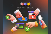 UI KIT Elements 3D Icons, an Object 3D Model by Rakata Studio (Thumbnail 4 of 7)