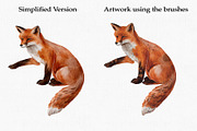 Procreate Watercolor Splatter Brush, a Brush Add-On by CropUp Creative (Thumbnail 4 of 6)