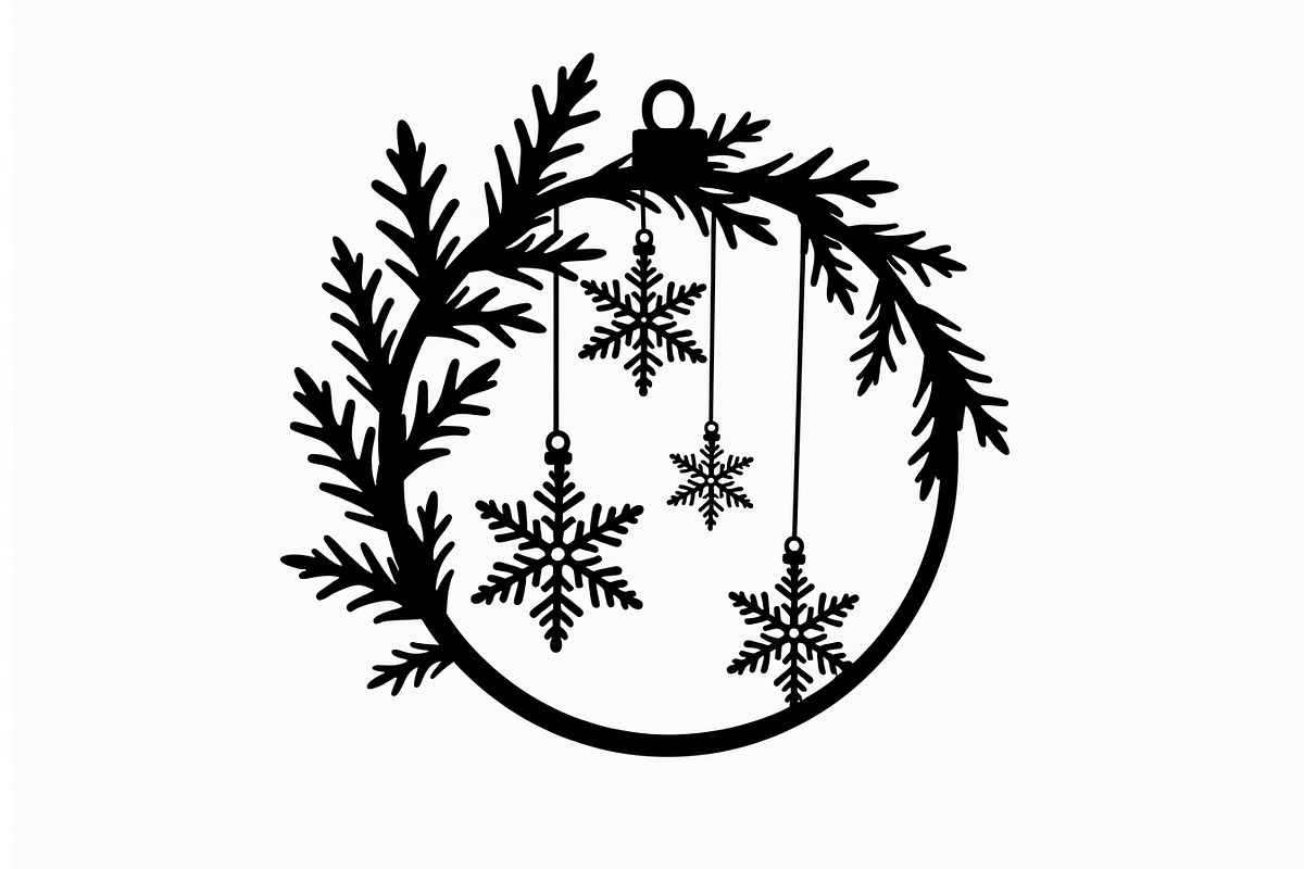 Christmas Ornament Laser Cut Design, a Graphic by musafir_fashion (Photo 5 of 16)
