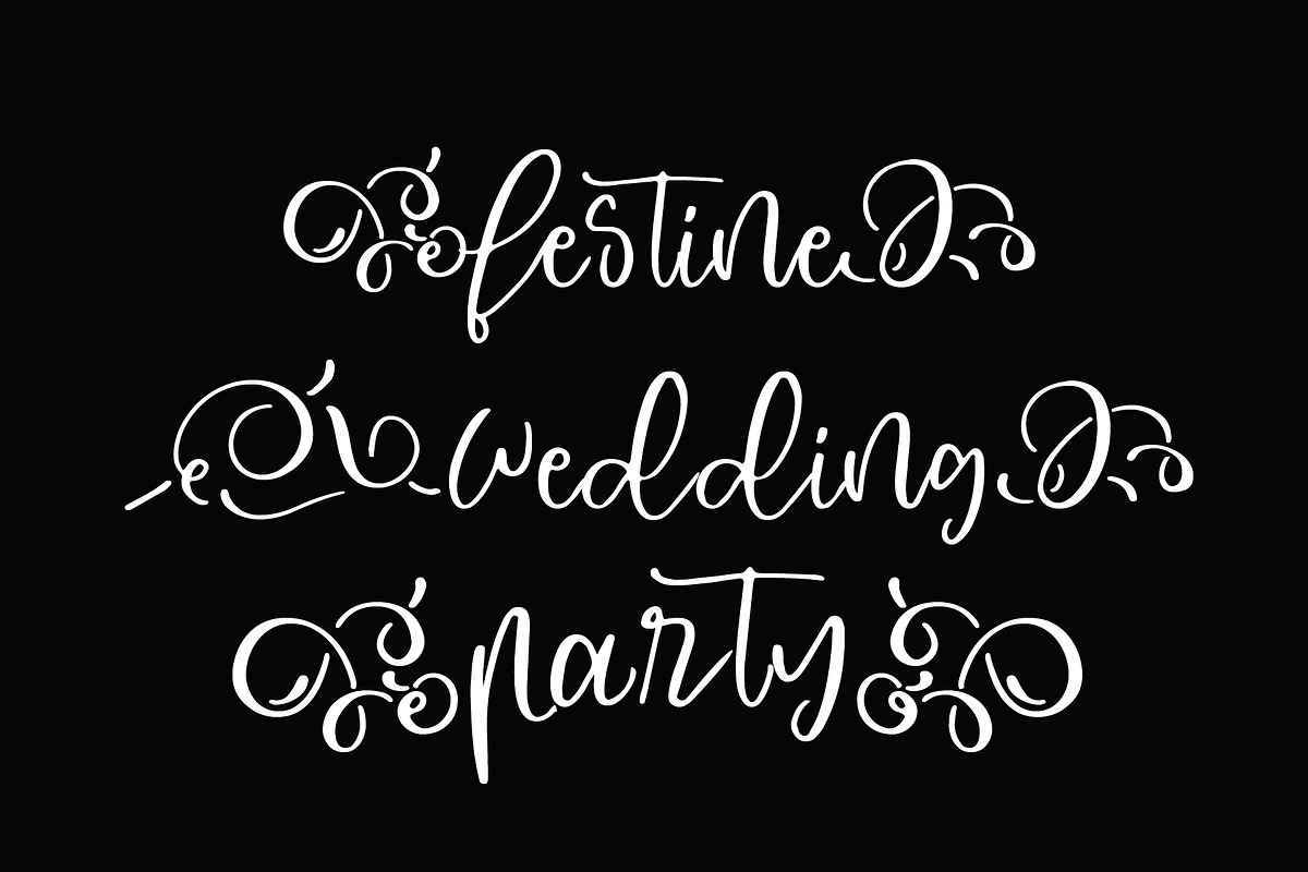 Sally font preview 2