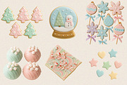 Pastel Christmas Cookies & Candy Cli, an Illustration by SVGArt (Thumbnail 4 of 8)