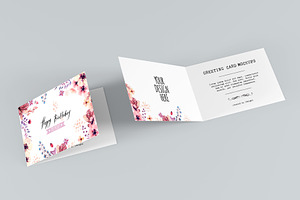 Horizontal Greeting Card Mockups