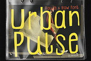 Urban Pulse: Rough and Raw Font, a Sans Serif Font by AnMark (Thumbnail 1 of 10)