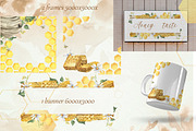 Honey watercolor collection, a Food Illustration by Pegion art shop (Thumbnail 8 of 13)