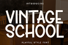 Vintage School | Script Font