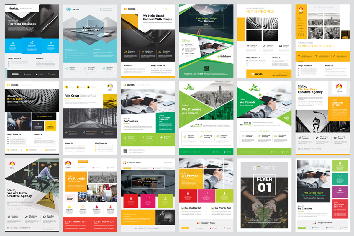 Corporate Business Flyers Bundle, a Flyer Template by GoldenPixelStudio (Photo 6 of 21)
