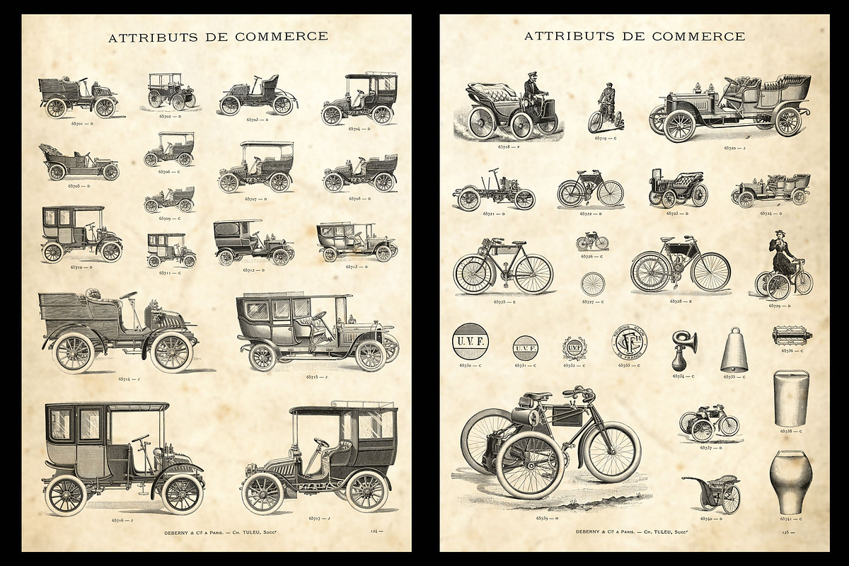 Old automobiles & bicycles + BONUS preview 2