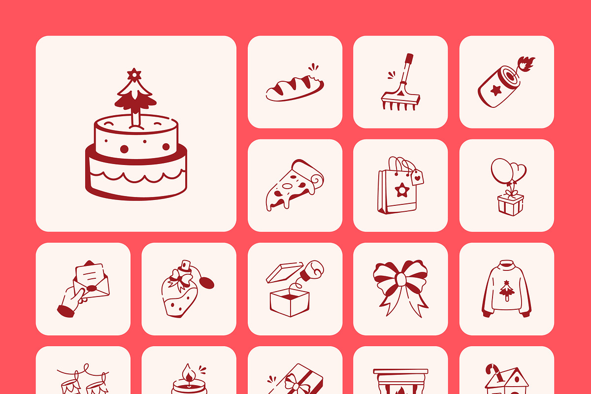 Love and Celebration Doodle Icons, an Outline Icon by Prosymbols (Photo 11 of 13)