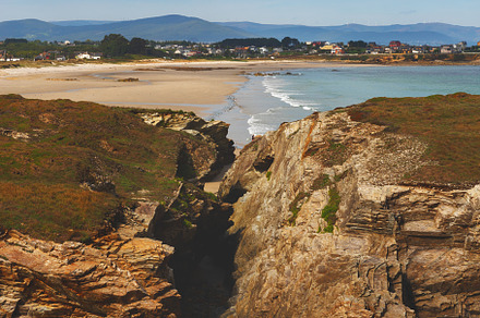 Geological fault on the coast of Gal, a Nature Photo by Perpis