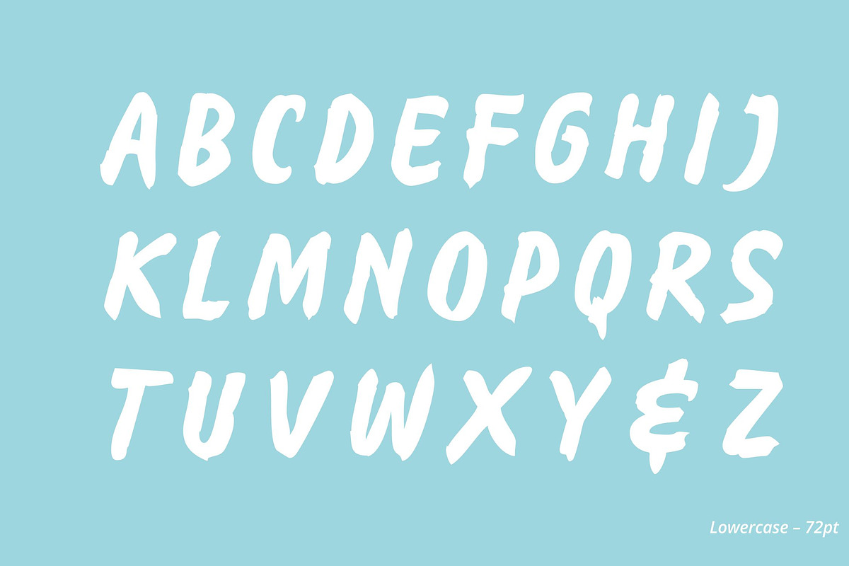 Ojero -  Retro Brush Font, a Font by dexsarharryfonts (Photo 5 of 10)