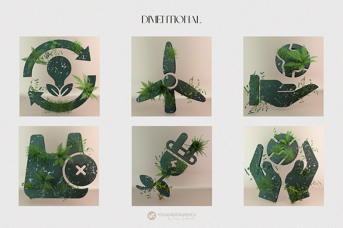 Sustainable 3D Icons, an Icon by Youandigraphics (Photo 14 of 16)