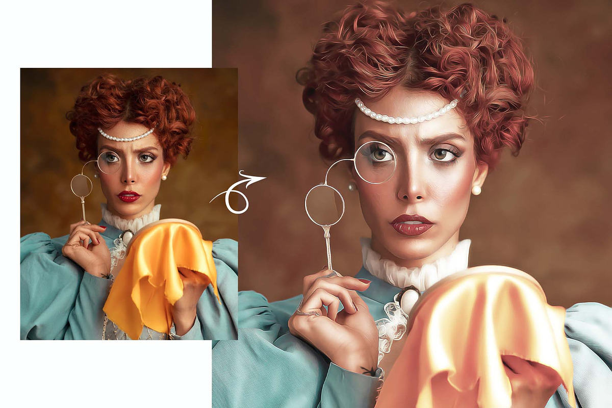 Oil Paint Creator Photoshop Action, an Action Add-On by MRI STUDIO (Photo 5 of 14)
