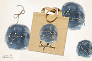 Star Signs Set Watercolor Astrology, an Illustration by Bloomella (Thumbnail 3 of 7)