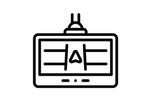 Nav gps black icon, an Outline Icon by Creative priyanka