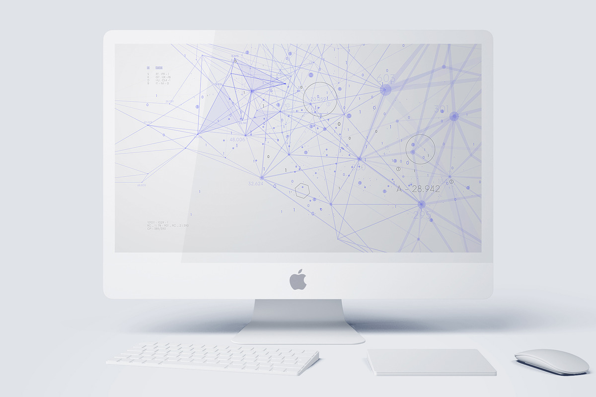 10 Data visualization background, a Technology Illustration by MaximGertsen (Photo 7 of 7)
