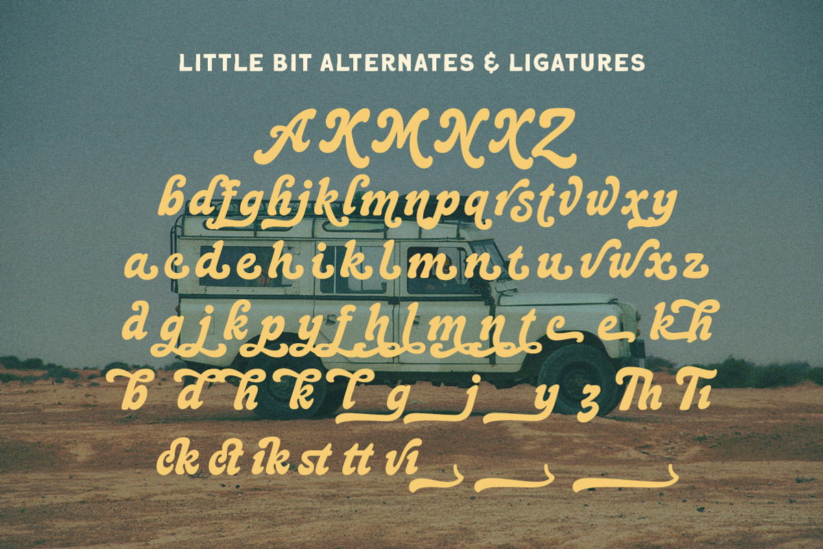 Melody Groove Bold Script, a Script Font by Letterhend Studio (Photo 5 of 9)