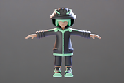 Cyber Tech 3D Character Pack, a Characters & Person 3D Model by Dudukbersama (Thumbnail 8 of 9)