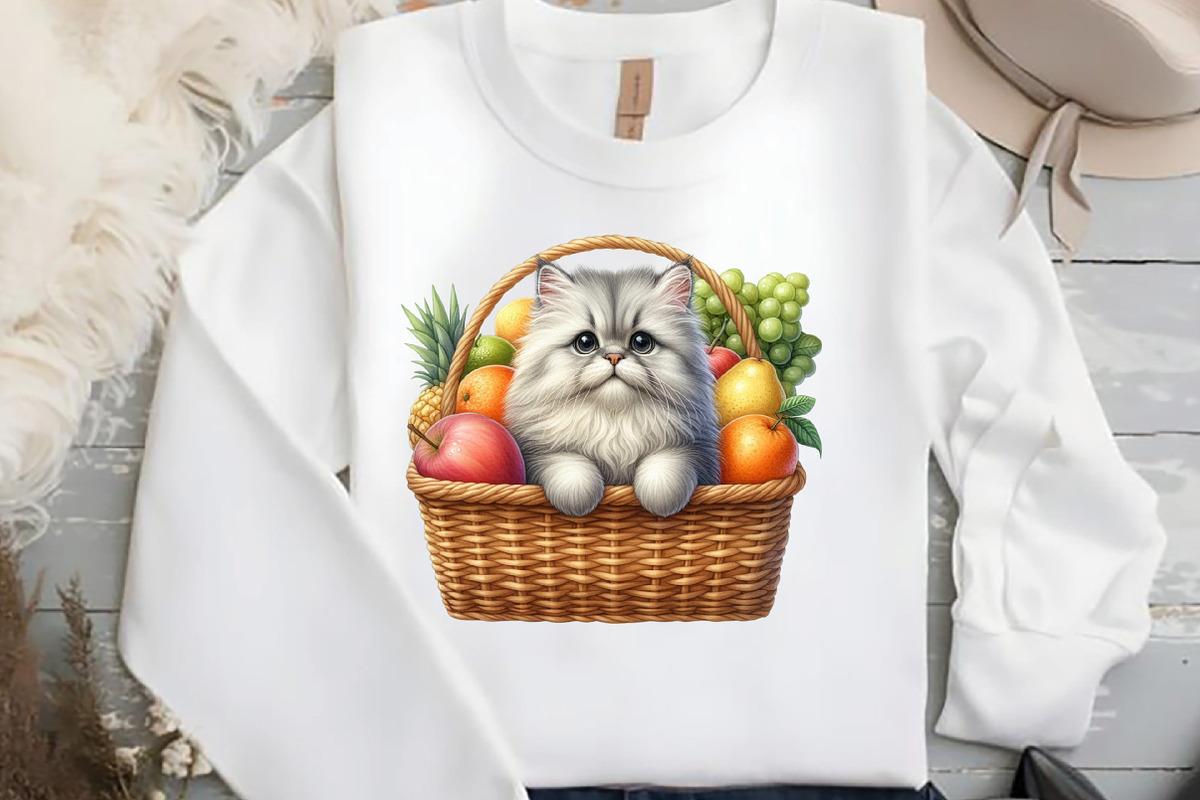 Funny Cat Life Watercolor Clipart, an Illustration by DreamCafeArt (Photo 2 of 4)