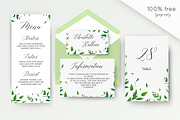 Wedding collection - Greenery, an Invitation Template by Alewiena (Thumbnail 2 of 4)