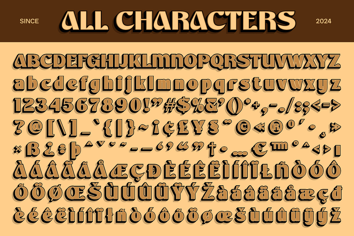 Arshine 3D, a Sans Serif Font by Craft Supply Co. (Photo 8 of 8)