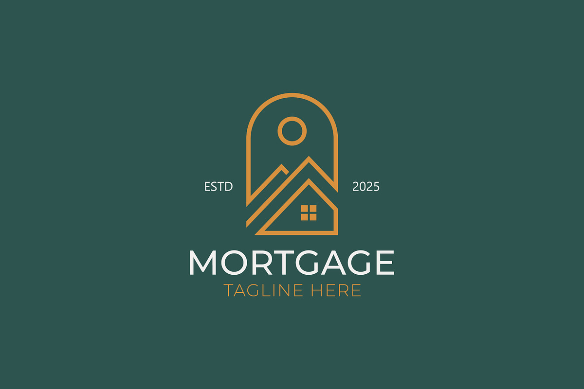 House Roof and Window Logo Abstract, a Branding & Logo Template by Signatoro (Photo 1 of 3)