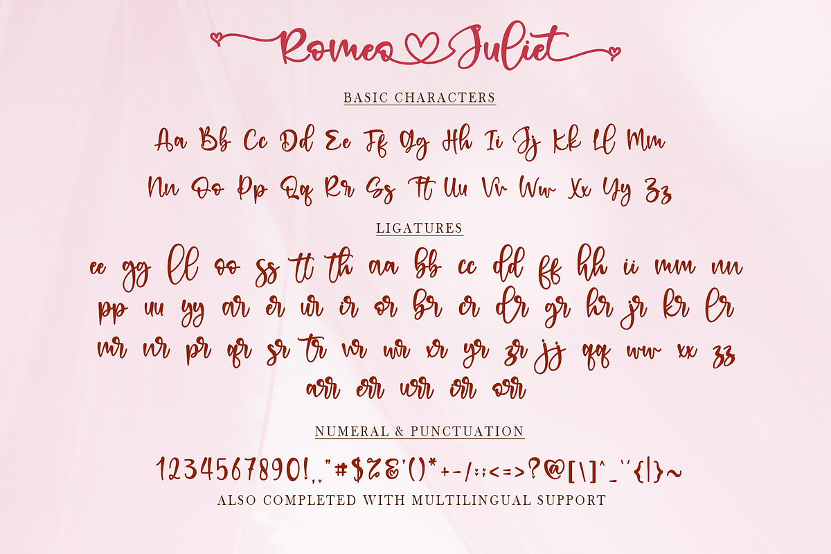Romeo Juliet, a Script Font by Letterara (Photo 10 of 12)