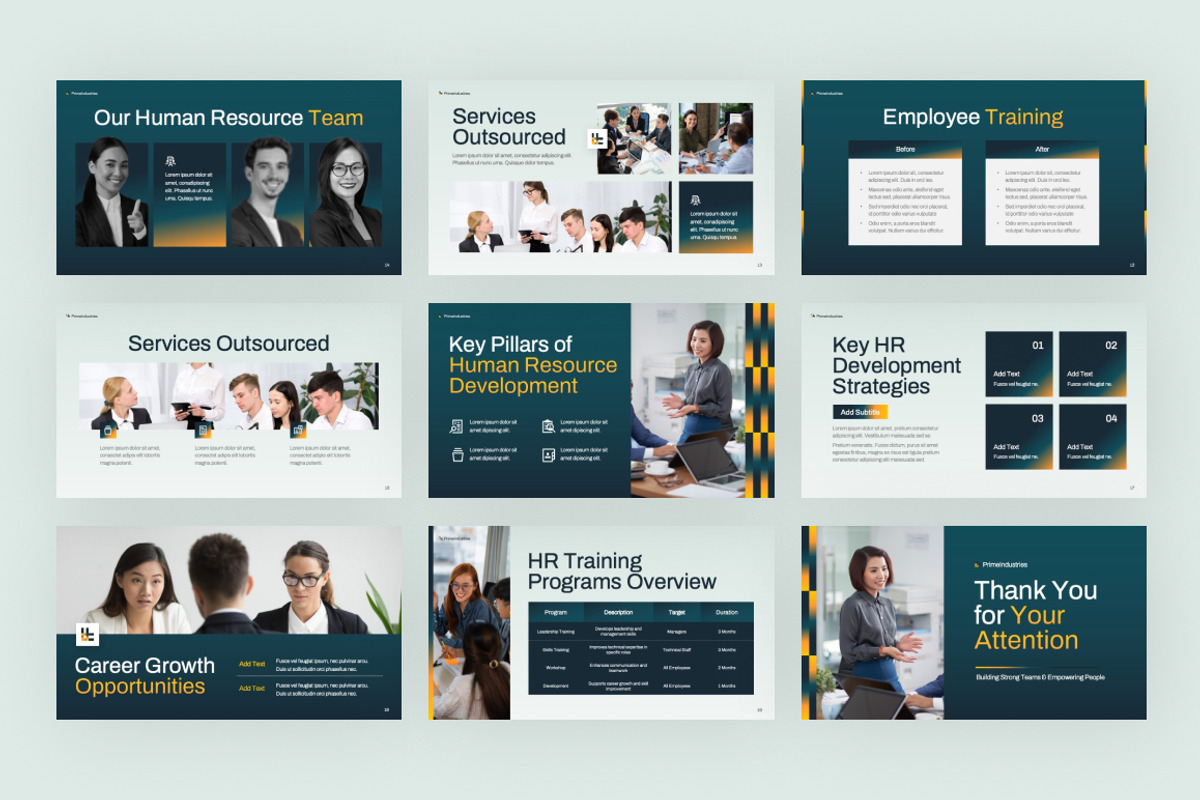 Human Resource & Development Keynote, a Presentation Template by Loin Studio (Photo 3 of 4)