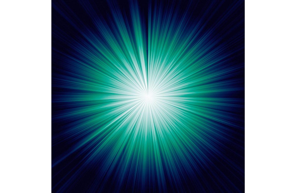 Sunburst Gradient Blue Background