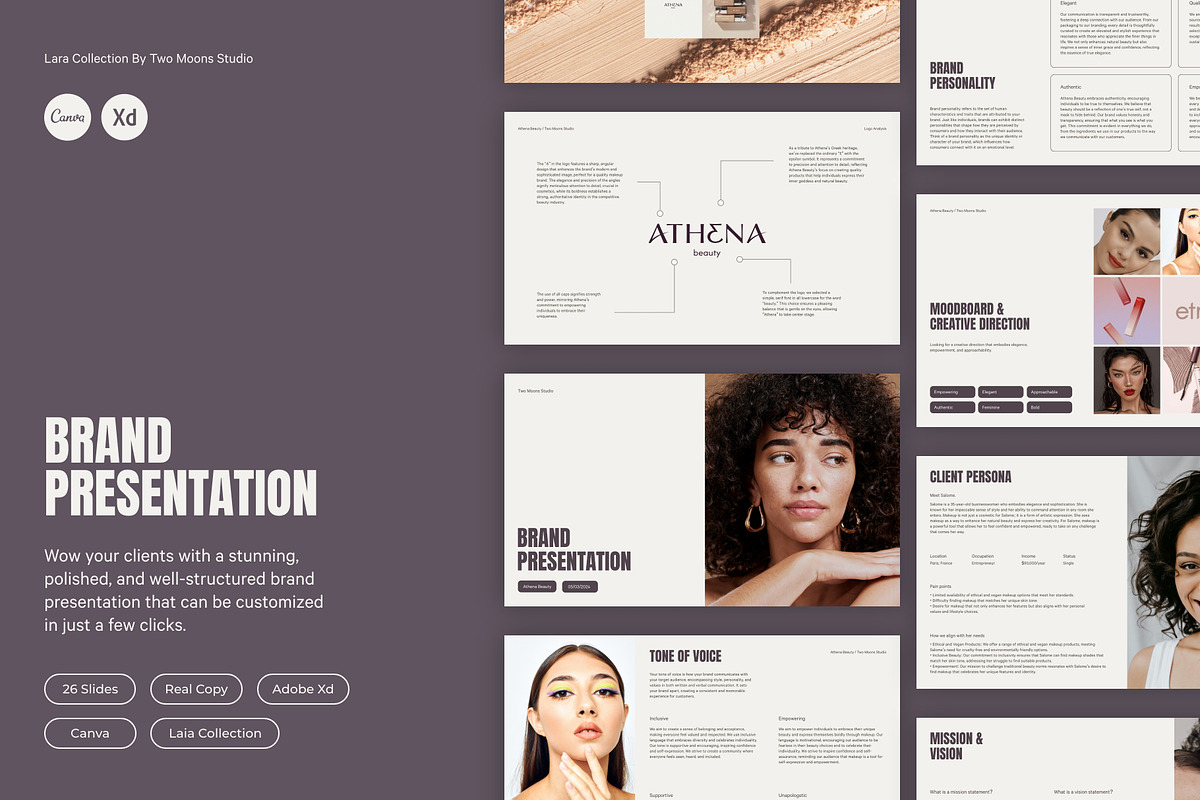 Brand Presentation Template • Laia, a Templates & Theme by Two Moons Studio (Photo 1 of 11)