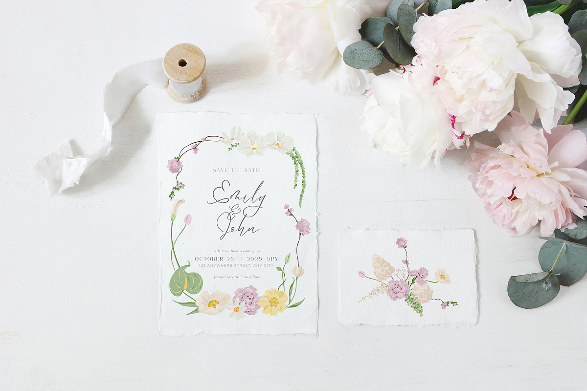 Floral Vector Illustration & Pattern, a Decorative Illustration by Inna Moreva (Photo 2 of 11)