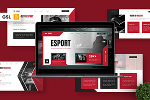 Esport - Game Google Slide, a Presentation Template by Deepslide Studio