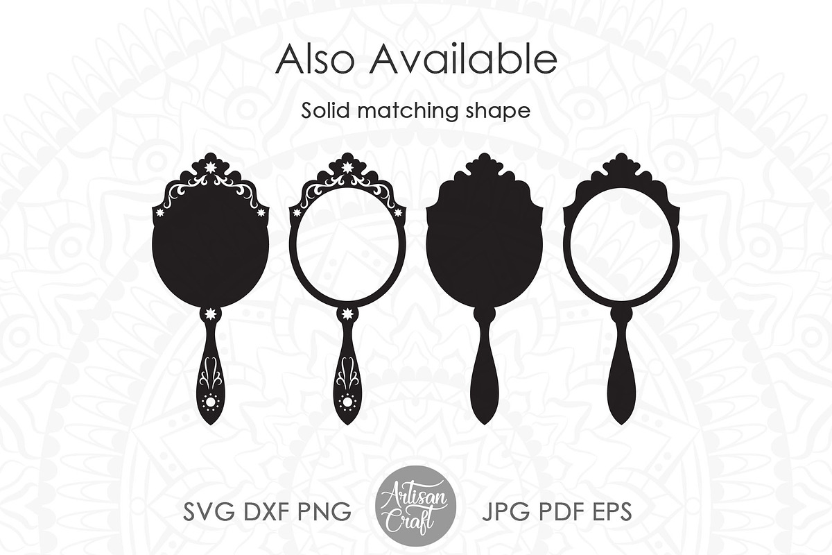 Hand held mirror cut files, an Object Graphic by Artisan Craft (Photo 2 of 5)