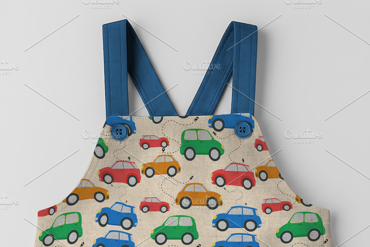 Baby Overall Shorts Mockup, a Shirt Mockup by Nora Gad (Photo 13 of 16)