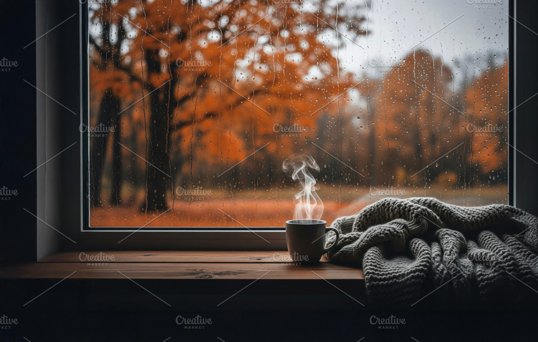 Cozy Rainy Autumn Day, a Photo by rarrarorro