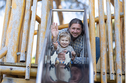 Cute little boy and his father on, a Person Photo by Barcelona_dreams
