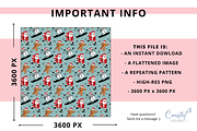 Boys Christmas Seamless Pattern, a Pattern Graphic by Coastal 5 Designs (Thumbnail 3 of 3)
