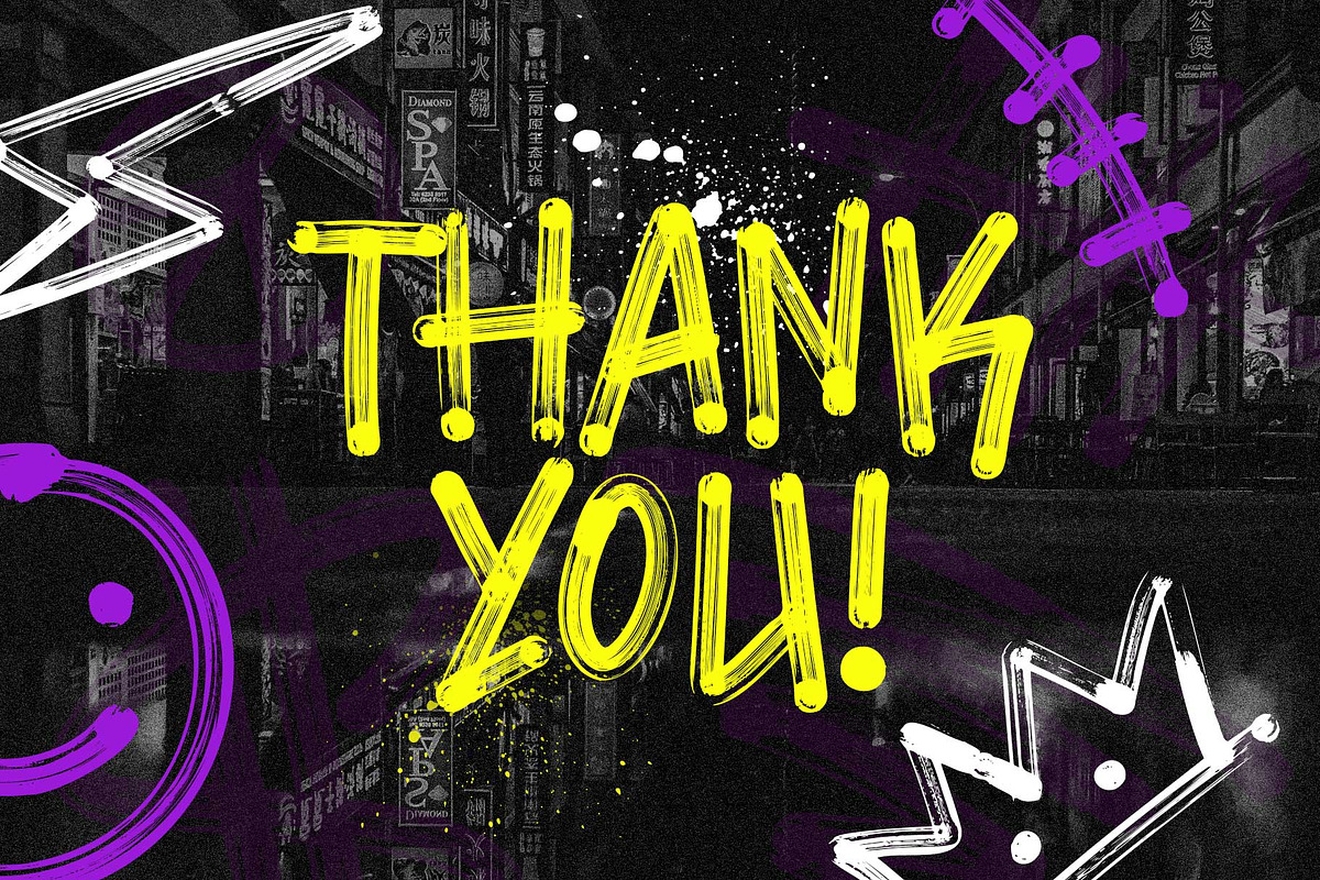 Brosnoirs - Textured Urban Style, a Handwritten Font by Arterfak Project (Photo 13 of 13)