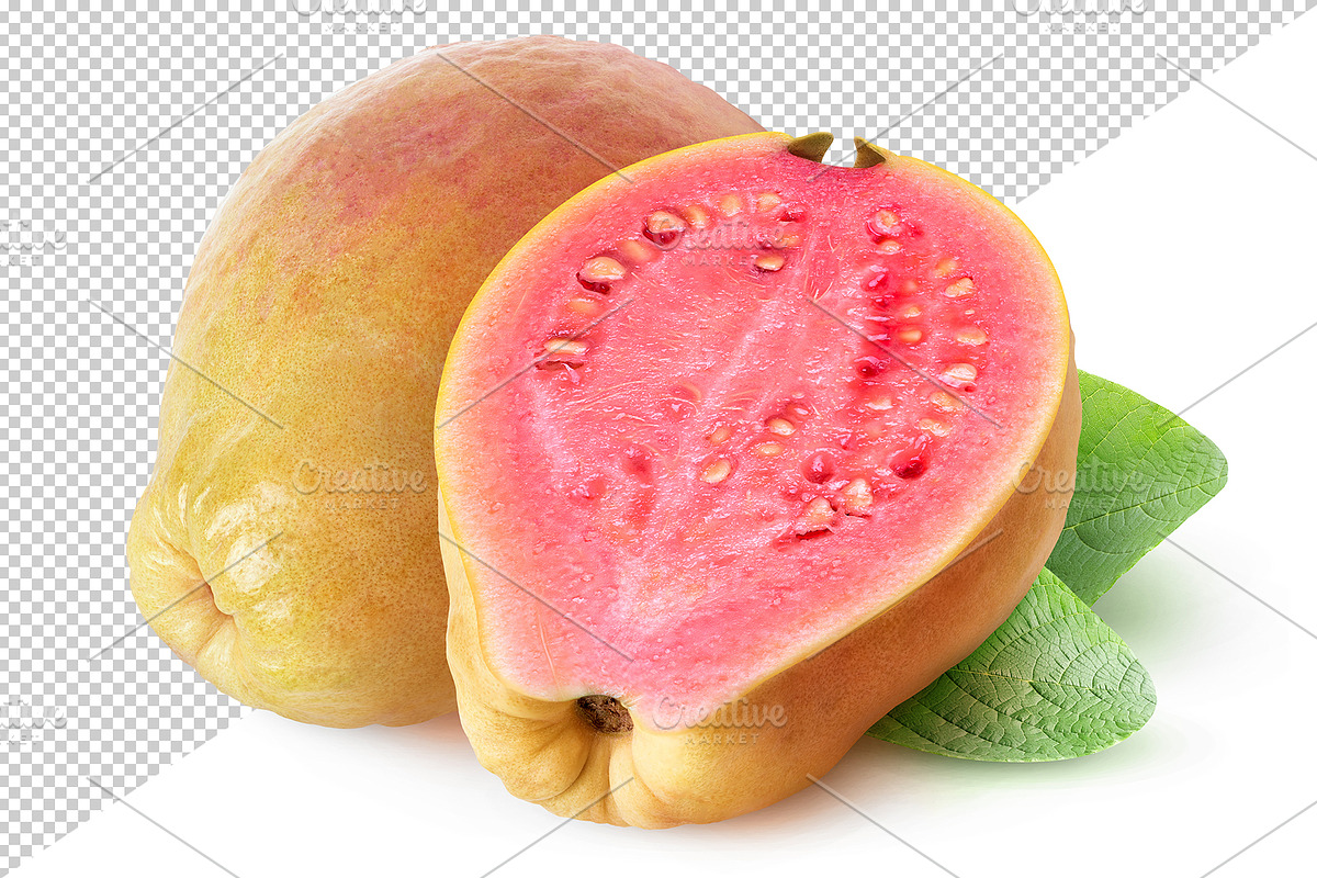 Yellow guava with pink flesh, an Object Graphic by Fruits+Veggies (Photo 4 of 4)
