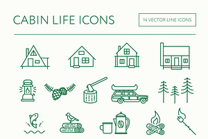 Cabin Life icons