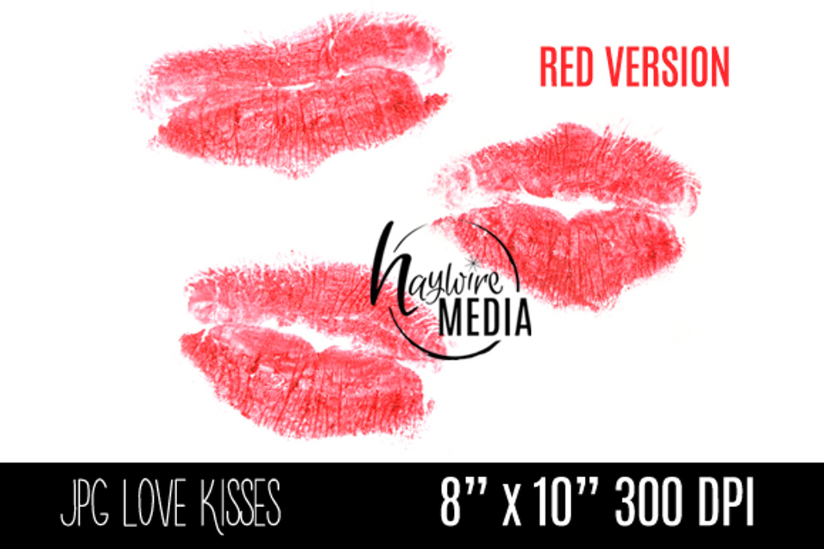 Love Kisses Lipstick Lips Overlay preview 2
