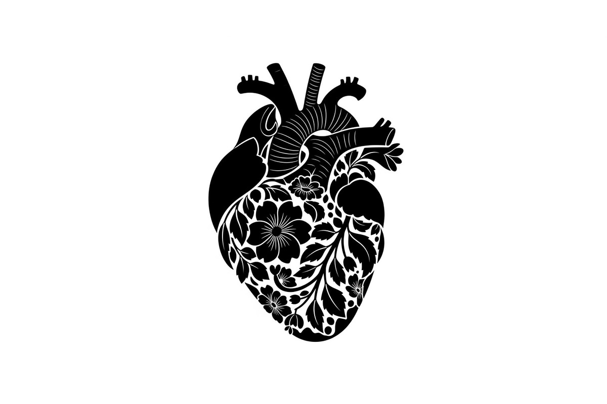 Floral Heart Silhouette Bundle, an Illustration by Designs_River (Photo 16 of 31)