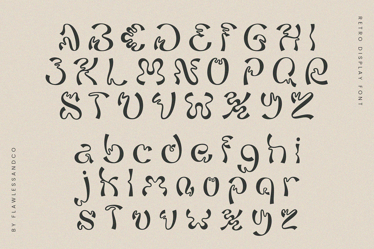 Sagira - Retro Display Font, a Sans Serif Font by Flawless And Co (Photo 9 of 10)