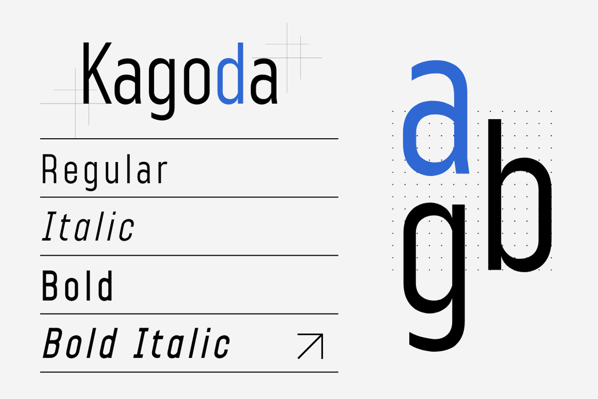 Kagoda – Modern Sans Serif Font, a Sans Serif Font by Sronstudio (Photo 14 of 16)